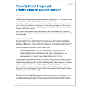Church Plant Proposal Thumbnail