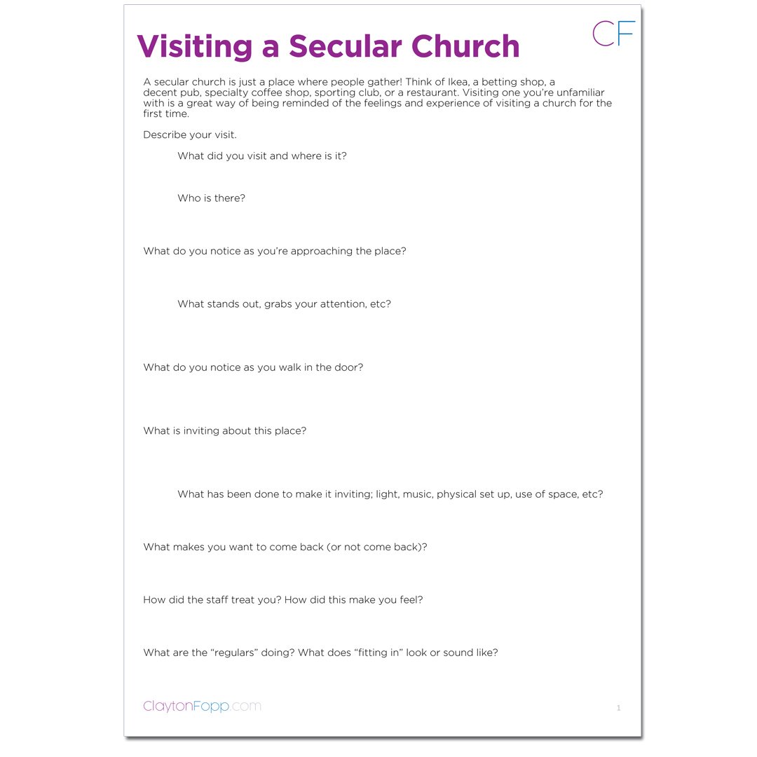 Visiting a Secular Church